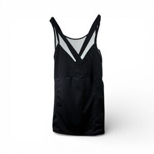 ALO Strapy Sheer Mesh Top in Black Size XS